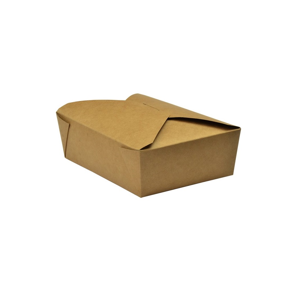 BROWN FOOD BOX 45 OZ (400 PCS)